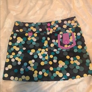 Marc Jacobs polka dot mini skirt size 10